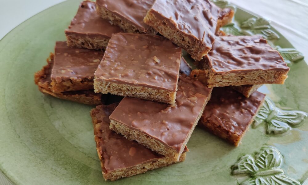 Havrerutor med nougat